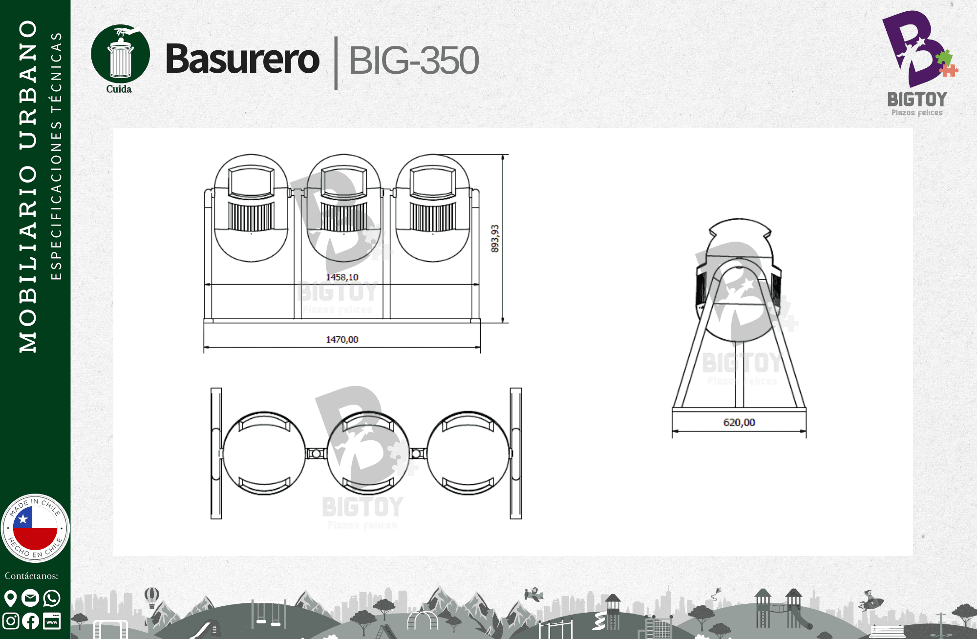 BASURERO BIG-350
