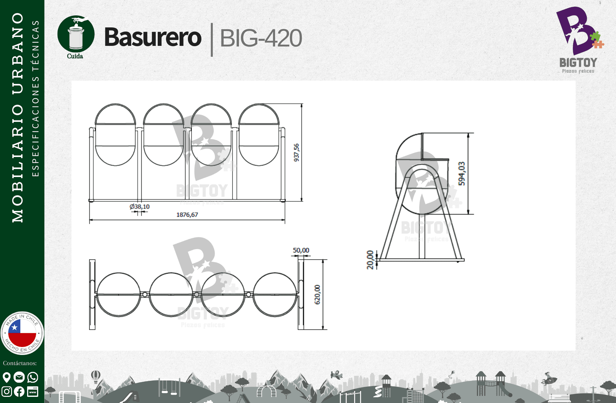 BASURERO BIG-420