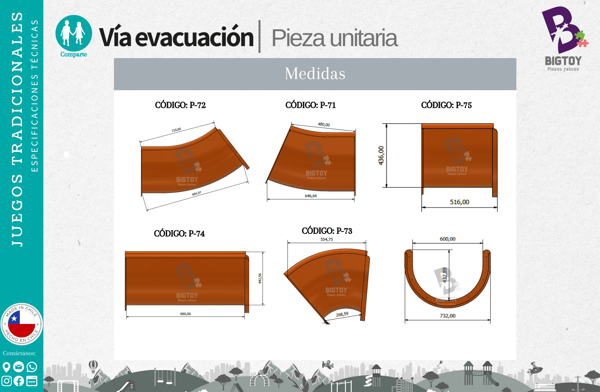 V-10 Via evacuación UNITARIA